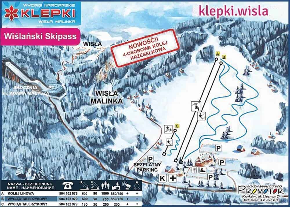 Klepki – Pohodové lyžování ve Wisle